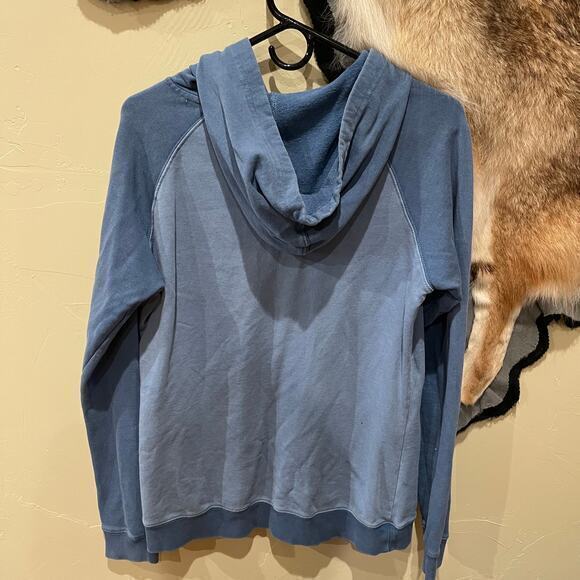 Men's DepartWest Medium Hoodie Blue Colorblock - Picture 3 of 5